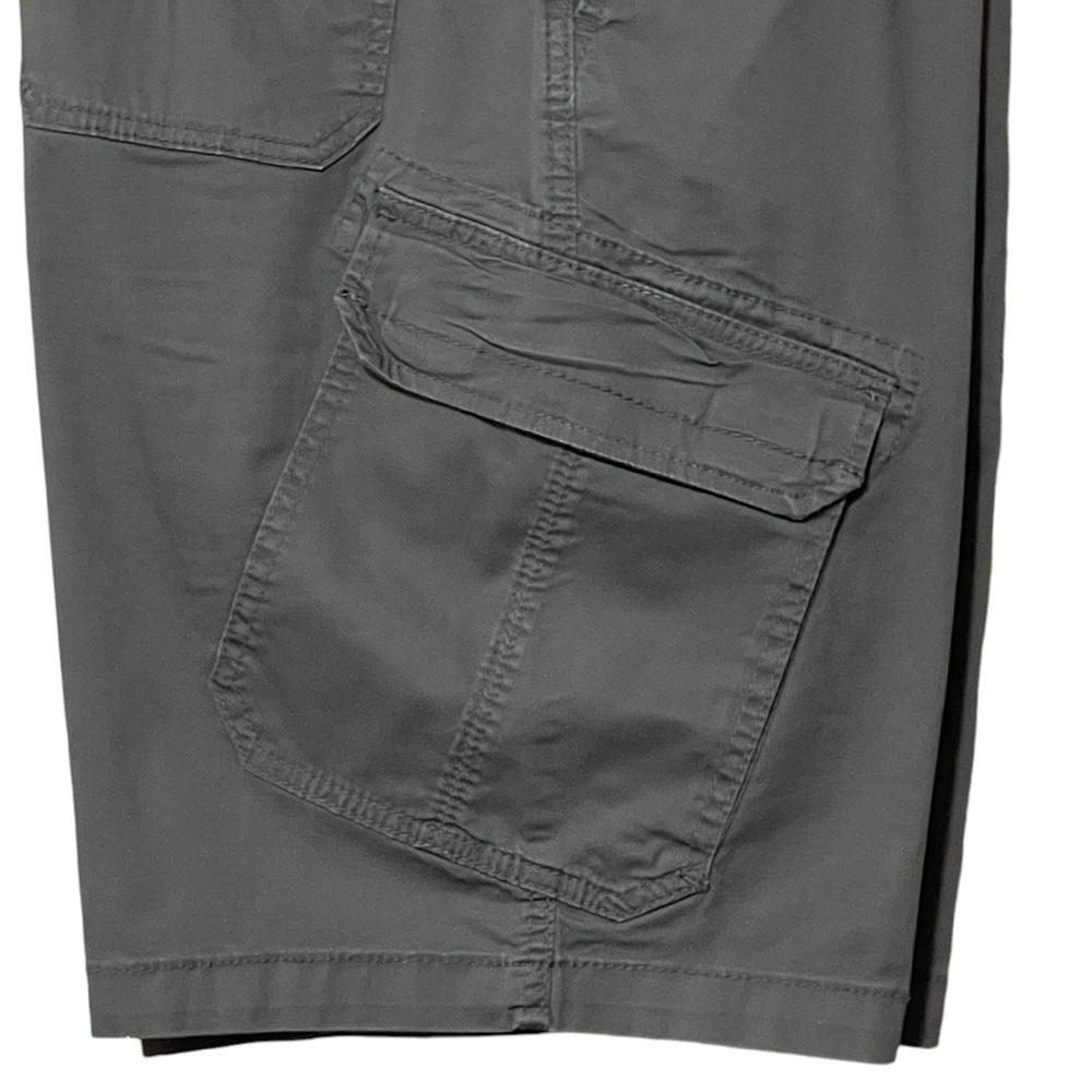UNIONBAY Twill Cargo Shorts Men’s 38 Gray Adventurous Lightweight Y18TLYD NWT - Picture 6 of 14